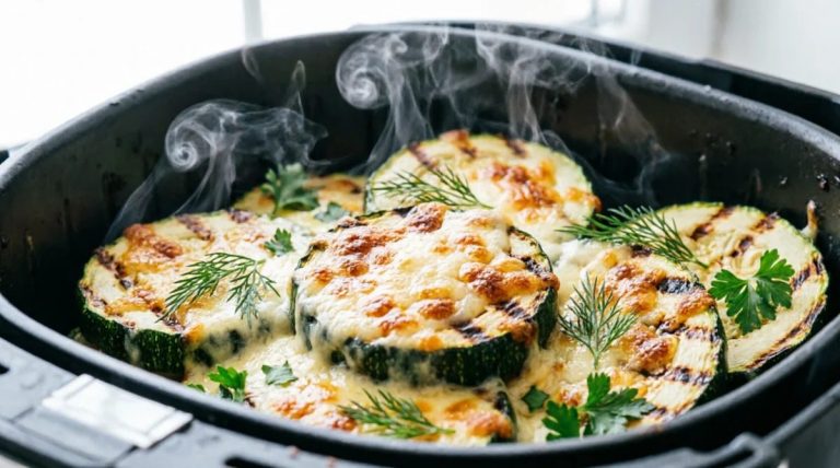 Кабачки в аэрогриле с сыром